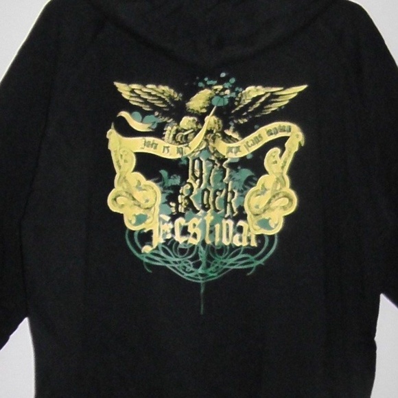 Vintage hooded hoodie sweatshirt Jacket Sz 4XL - Picture 5 of 7